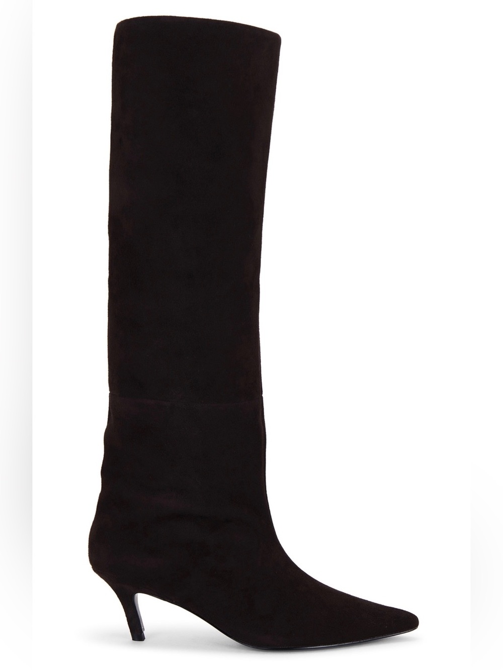 RAYE Revolve Liri Chocolate Brown Suede Leather Knee High Heeled Boots Size 7.5